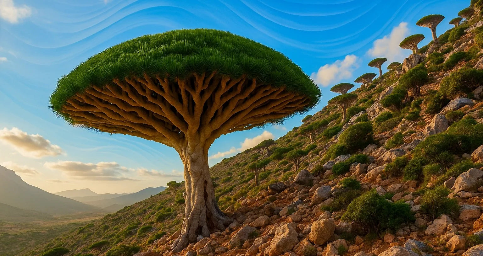 Dragon's Blood Tree image for SECOTRA, your source for red light therapy panels in Vancouver, Kelowna, Kamloops, and Salmon Arm. Contact us today