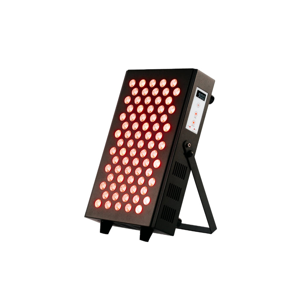 Red light panel on angle with kickstand lights on